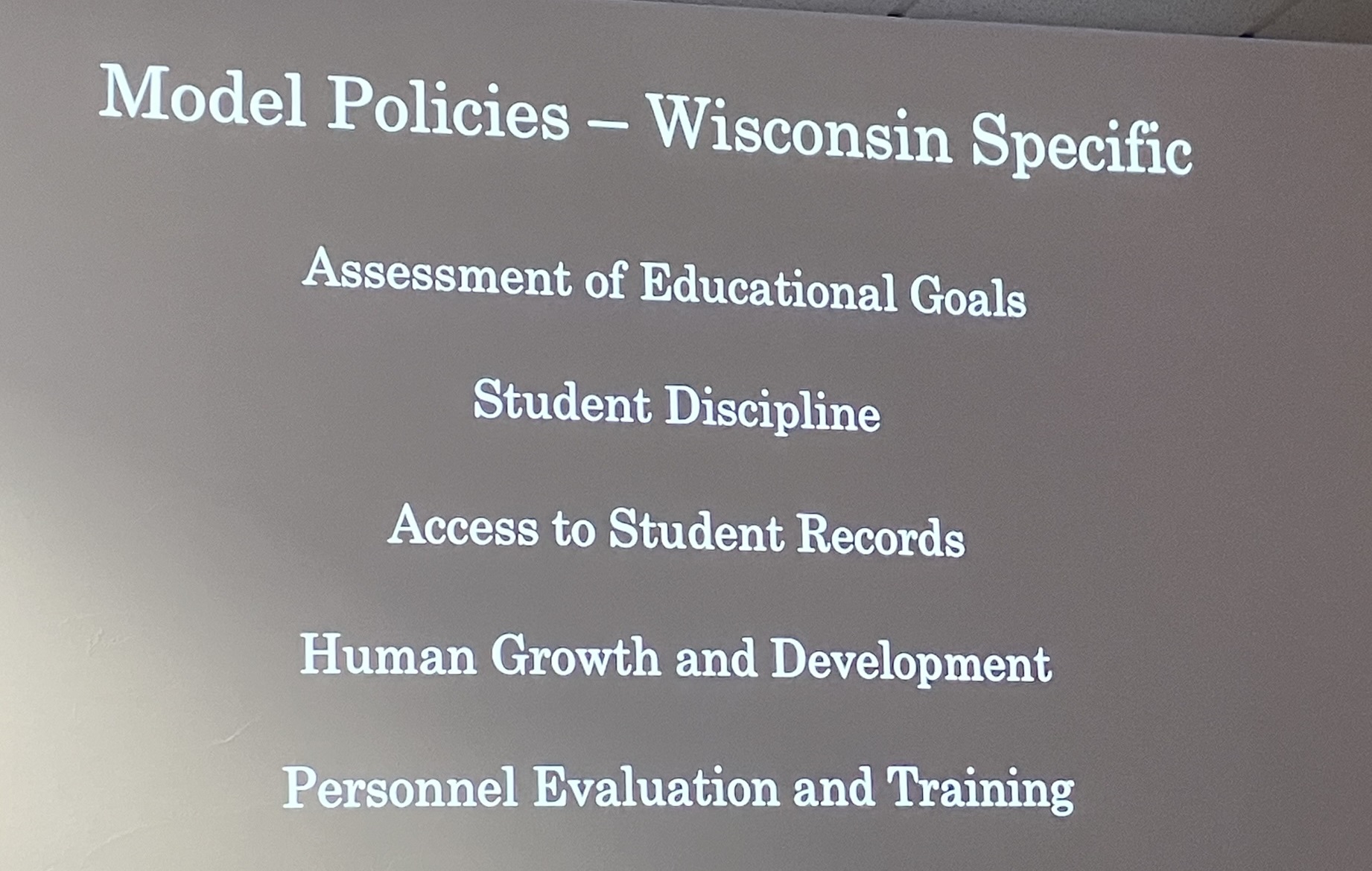 Cory Brewer of the Wisconsin Institute for Law & Liberty discussed the Wisconsin-specific model policies offered by WILL.