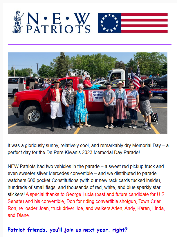 Click here to open the June 2, 2023 e-newsletter.