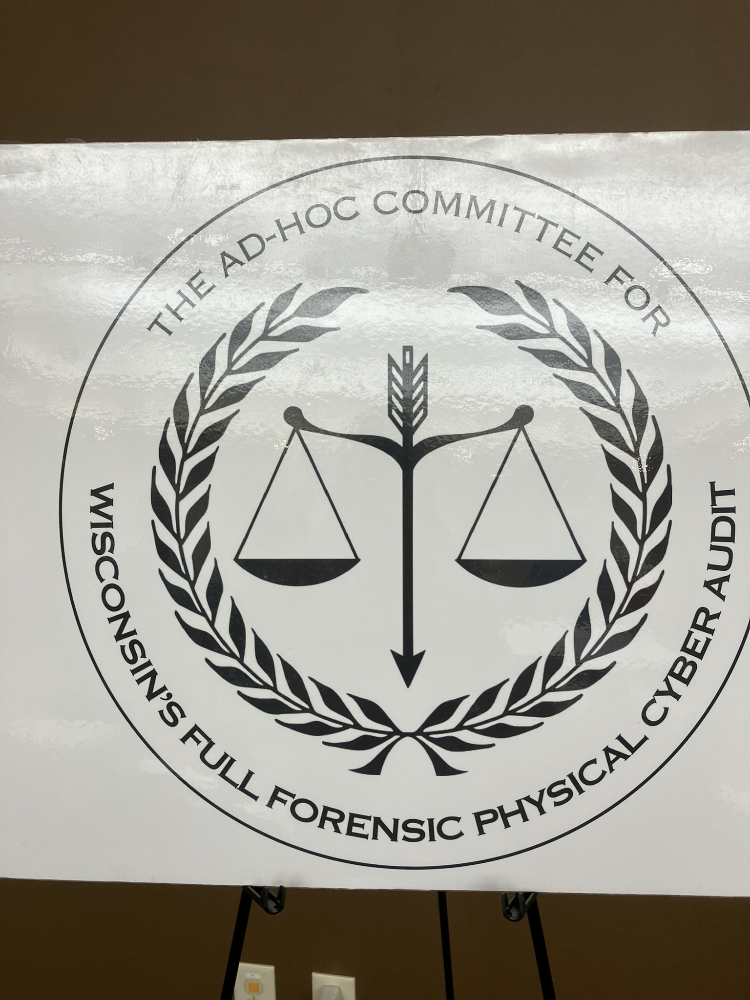 Logo for the The Ad-Hoc Committee for Wisconsin's Full Forensic Physical Cyber Audit