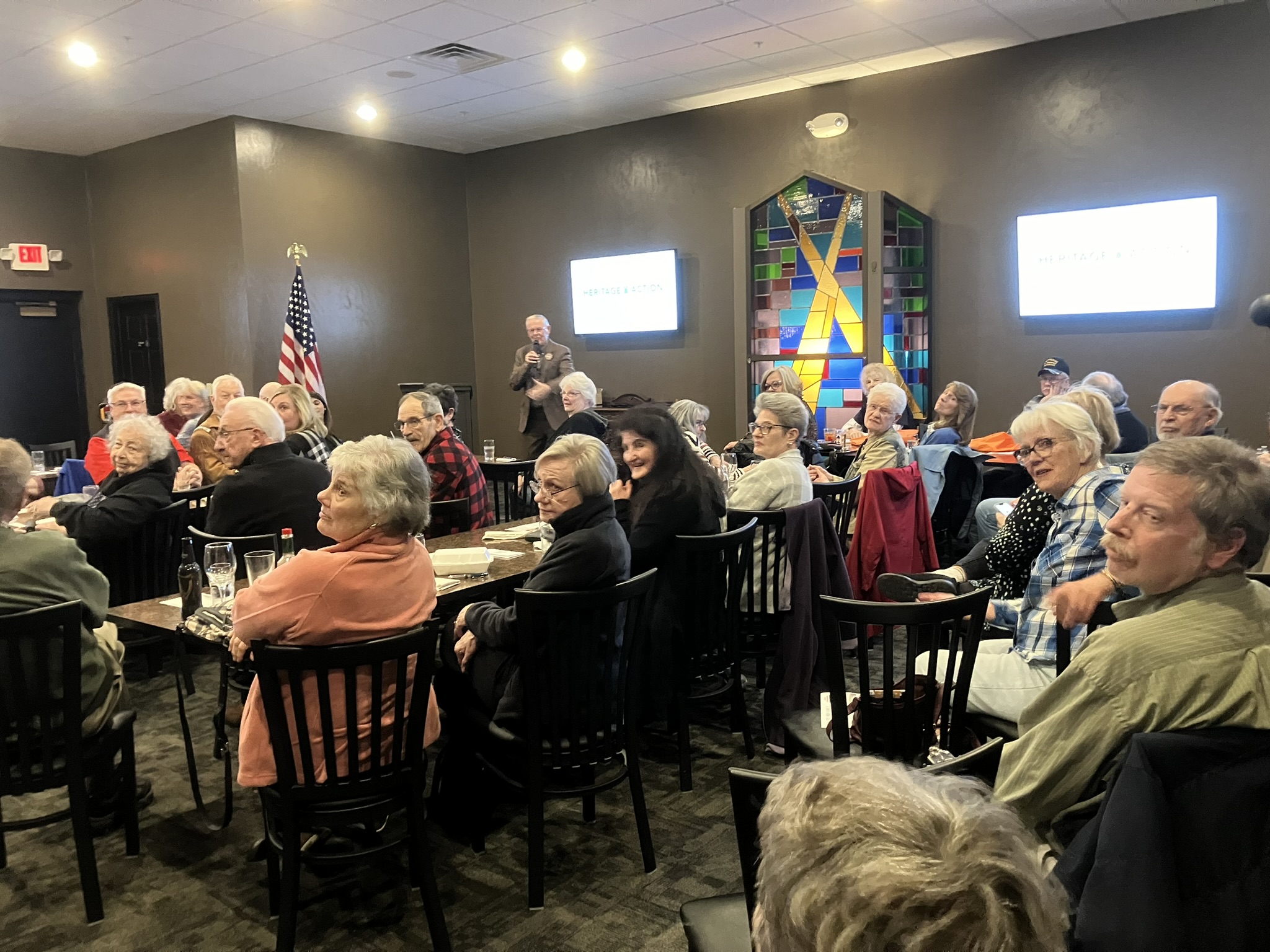 Matt Crouch of Heritage Action spoke to the April 18 meeting of Northeast Wisconsin Patriots.