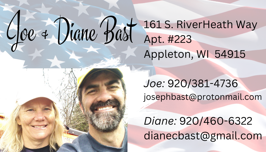 Joe and Diane Bast social card