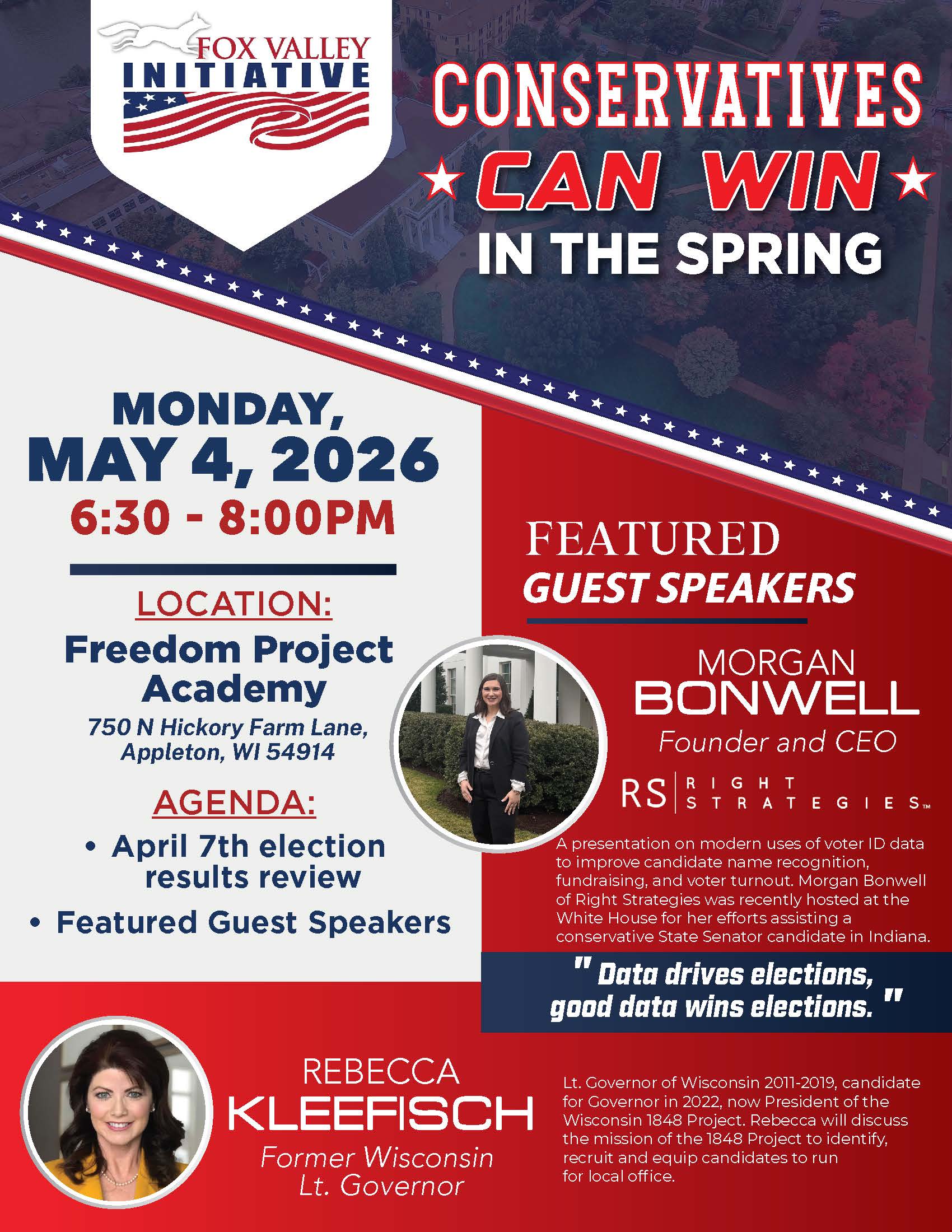 Fox Valley Initiative will host a discussion of Turning Point USA on Monday, April 6.