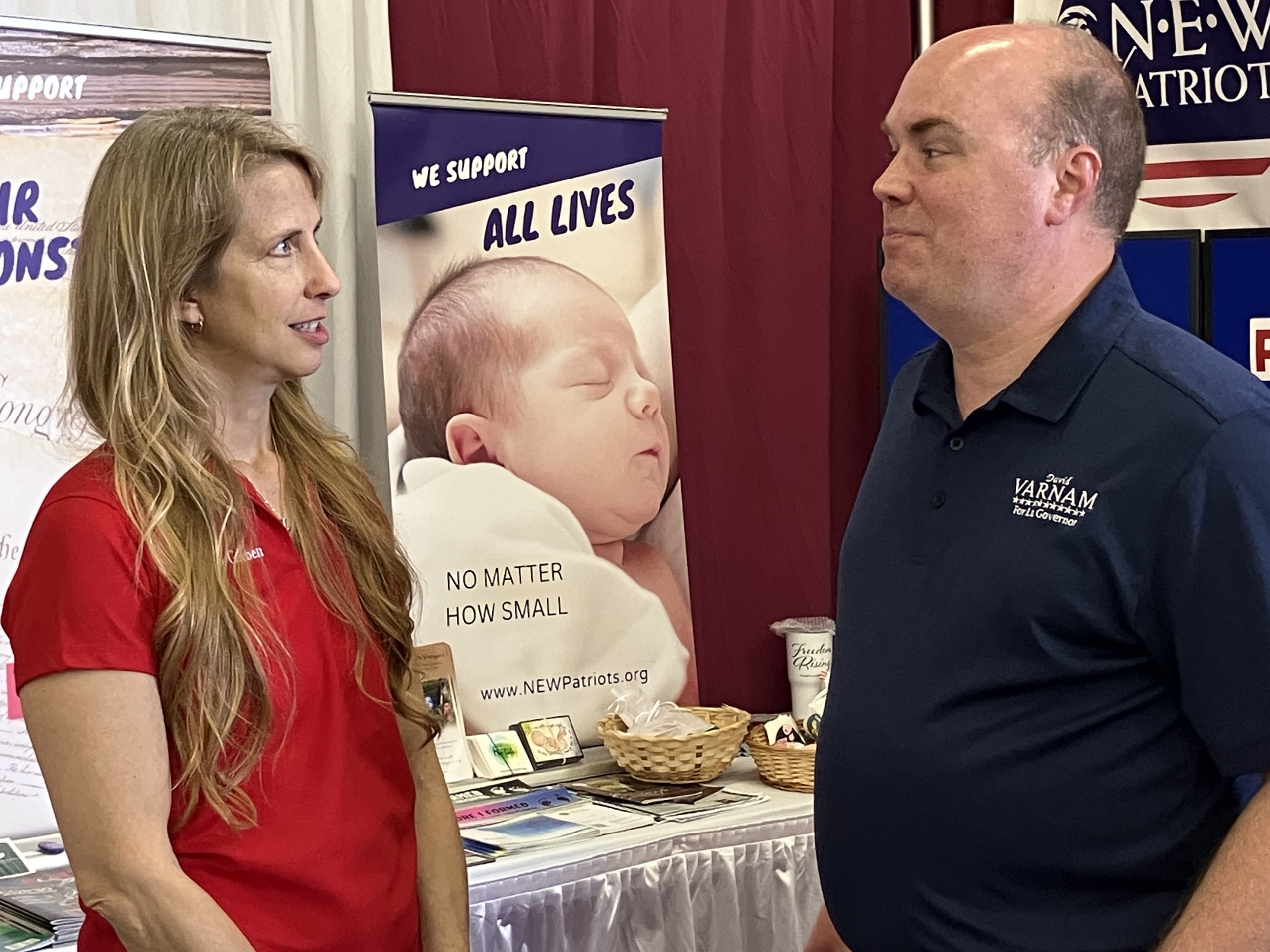 Pro-life heros: Wisconsin State Rep. Joy Goeben and Lt. Governor candidate David Varnam.